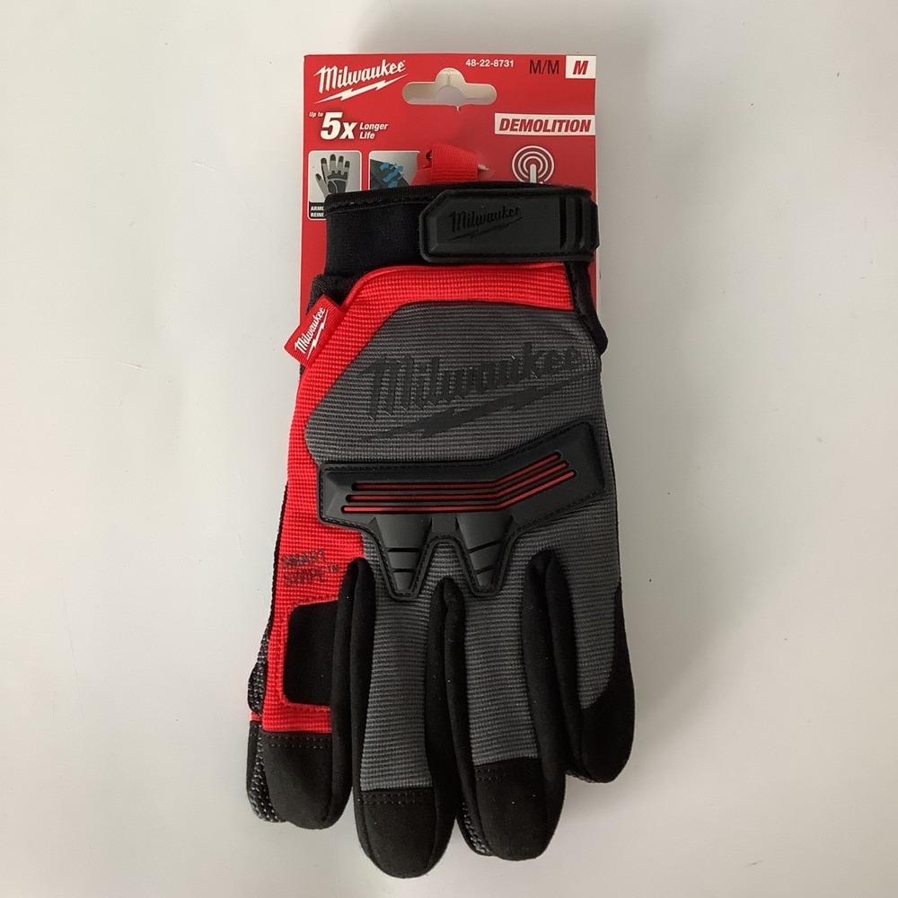 Milwaukee Wrecking Demolition Work Gloves Smartswipe Touch Screen Medium